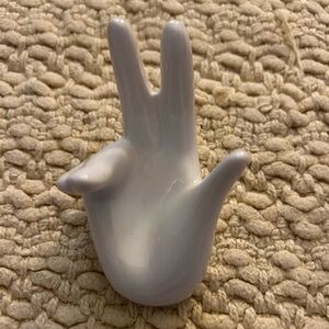 Glossy Ceramic Hand Ring/Ocarina/Chopstick Holders (4)